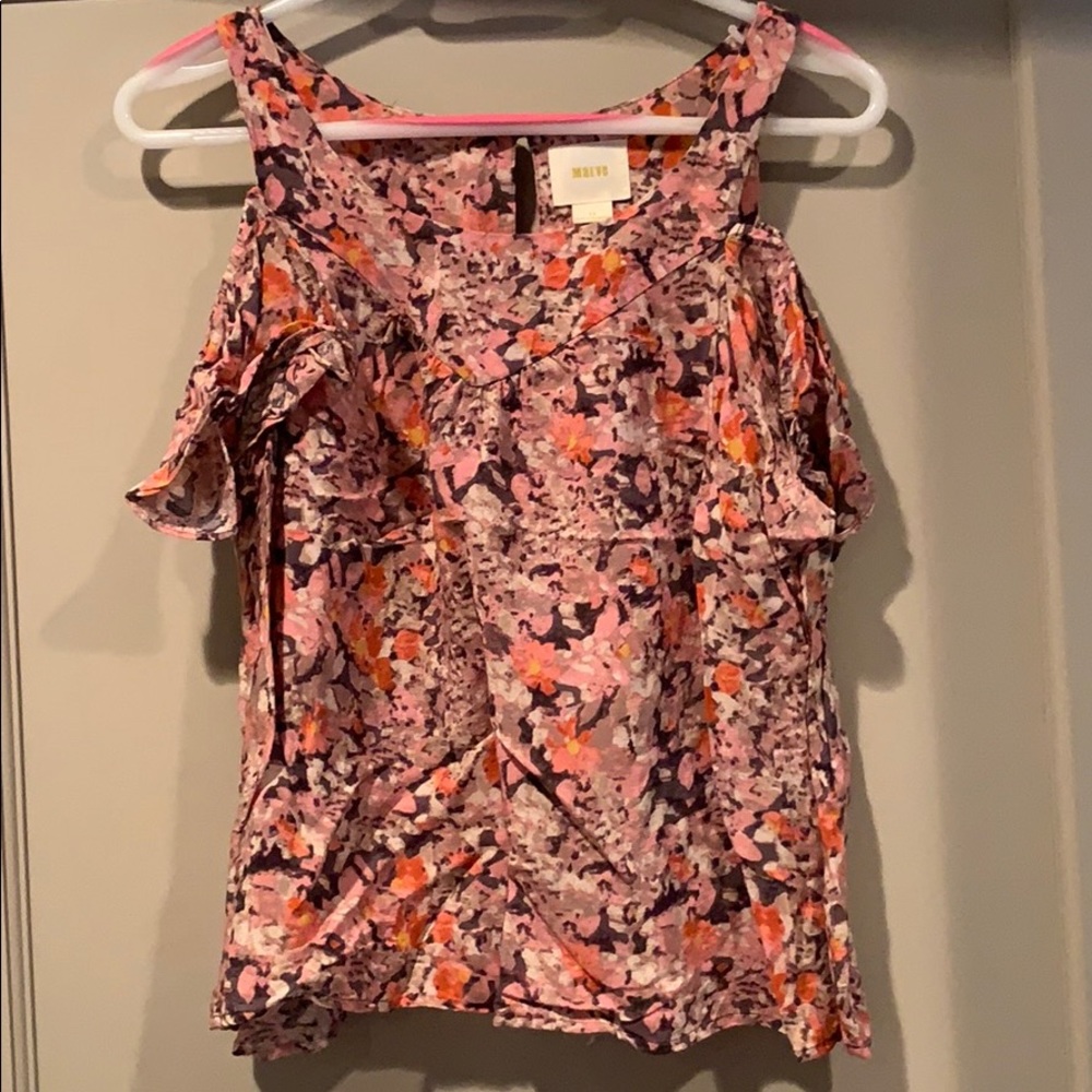 Like NEW Maeve Cold Shoulder Top
